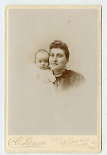 Cabinet Photo - Chelsea, Massachusetts - Mother & Young Baby picture
