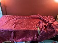 Enormous Antique Silk Damask Curtain Former Molly Brown House Collection. picture