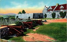 South Wall Southwest Bastion Barracks Fort Ticonderoga New York Cannon Postcard picture