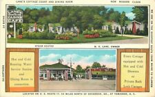 South Carolina Yemassee Postcard 1920s Lane's Cottage Court Tichnor 22-4044 picture