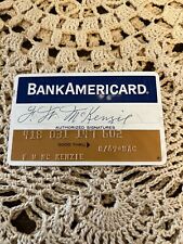 Bank Americard First Natl Bank Of Omaha Exp 8/69 picture
