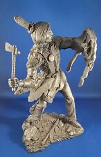 Comanche Warrior Indian By Jim Ponter Pewter Sculpture 2476/4500 