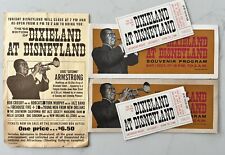 Disneyland - Dixieland At Disneyland - Lot Of Tickets / Flyer / Programs 1966 picture