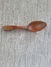 Vintage Hand Carved Wooden Spoon - Dated 1905 picture
