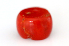 Genuine Ancient RED Coral Bead. Tibetan RED Coral Bead. 10x8 mm 6.5 Carat #G378 picture