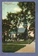 Postcard Congregational Church New Ansonia Connecticut CT Posted 1908 picture