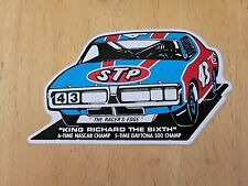 Vintage 1972 STP Richard Petty NASCAR Daytona Dodge Charger Decal/Sticker picture