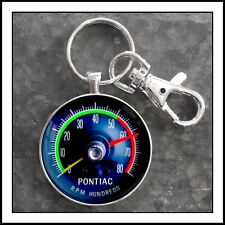 Vintage Pontiac Catalina Bonneville Grand Prix Ventura Tachometer Photo Keychain picture