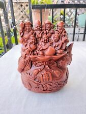 Vintage  Japanese Seven Lucky Gods Coin Bank picture