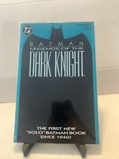 Batman Legends of the Dark Knight #1 1989 Blue Cover picture