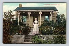 Martinsville IN-Indiana, Lovey Mary, House, Vintage Postcard picture