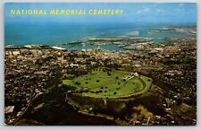 Postcard Hawaii HI Honolulu Punchbowl National Cemetery Old Vintage Unposted picture