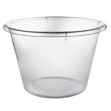 High Quality Plastic Extra-Large Ice Bucket, 10 Qt Capacity, Clear (Case of 3) picture