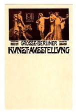 POSTCARD GERMAN 1911 GREAT BERLIN ART EXHIBITION (SB) picture