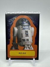 2015 Topps Journey To Star Wars The Force Awakens Sticker Card - R2-D2 S12 picture