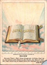 Vintage 1908 Bible Card Olivet Picture Card Jesus Christ  the good Shepherd picture