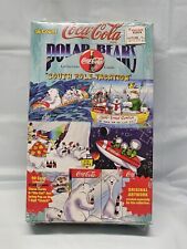 1996 Coca-Cola Polar Bears South Pole Vacation Sealed Box 36 Packs Coke Cards picture