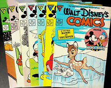 Walt Disney's Comics and Stories 7-issue lot #527 -533 (1988) VF/NM Beautiful picture