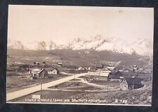 REAL PHOTO STANLEY IDAHO BIRDSEYE VIEW DOWNTOWN ID. POSTCARD COPY picture