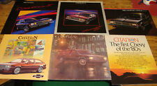 1980 1981 1982 1983 1984 1985 Chevrolet Citation Sales Brochure Lot 6 Chevy picture