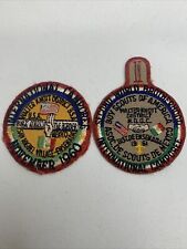 BSA International Camporee 1960 and 1961 Brotherhood Patches boy scouts picture