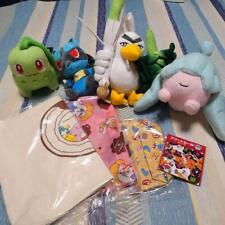 Pokemon Goods lot set 8 Plush Tote bag Eco bag Pouch Seal Hatenna Sirfetch'd   picture