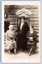 1920's RPPC HOT SPRINGS ARKANSAS HAPPY HOLLOW HOTEL OUR SUMMER HOME STUDIO PHOTO picture