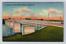 Augusta GA-Georgia, James U Jackson Memorial Bridge, Antique, Vintage Postcard picture