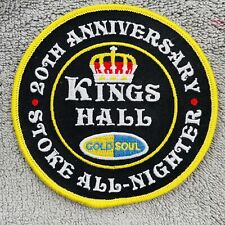 Northern Soul 20th Anniversary Stoke All-Nighter Kings Hall Sew-On Patch 10cm picture