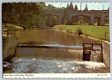 Petoskey, Michigan - Bear River Way, Little Traverse Bay - Vintage Postcard 4x6 picture