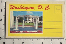 Washington DC Antique c1970 Vintage Postcard Souvenir Folder picture