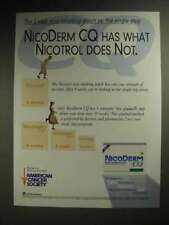 1996 NicoDerm CQ Nicotine Patch Ad - Nicotrol Does Not picture