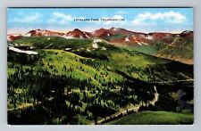 CO-Colorado, Loveland Pass, Aerial Mountains, Vintage Postcard picture
