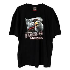 Harley-Davidson Eagle Black Shirt Mens 3XL California Dreaming  Folsom Cotton picture