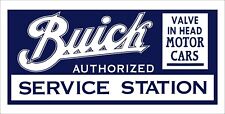 Buick Service Metal Advertising Sign 24