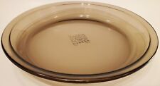 Vintage PYREX Smokey Amber 9 Inch Glass Pie Plate #209 picture