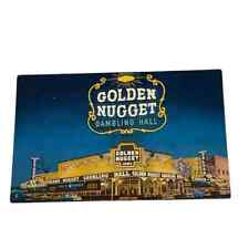 Postcard The Million Dollar Golden Nugget Gambling Hall Las Vegas Nevada B73 picture