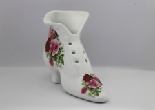 Porcelain Lace Up Boot 4.5 in Victorian Rose Baum Brothers Vintage Formalities picture