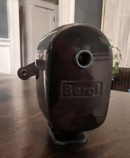 Vintage Black Berol Pencil Sharpener Wall Mount, Made In USA picture