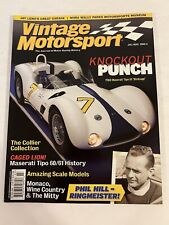 Vintage Motorsport Magazine Jul/Aug 2006 “1960 Maserati Tipo 61 Birdcage” picture
