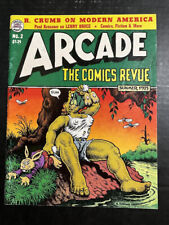 SUMMER 1975 ARCADE THE COMICS REVUE NO. 2 ISSUE BY ROBERT CRUMB AND PRINT MINT picture