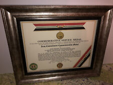 IRAQ COMMITMENT COMMEMORATIVE MEDAL CERTIFICATE ~ Type 1 picture
