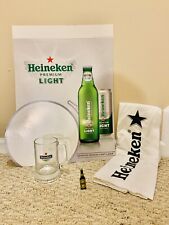 Heineken Holiday Gift Pack: Poster, Tshirt, Mug, & Bottle Opener - RARE POSTER picture