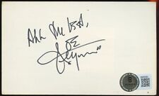 Joe Flynn  d1974 signed autograph auto 3x5 cut American Actor BAS Stickered picture