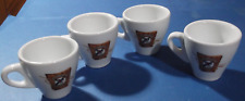 4xRARE VINTAGE LOUMIDIS PAPAGALOS ΑΡΧΟΝΤΙΚΟΣ GREEK COFFEE ADVERTISIGN SMALL CUPS picture