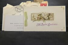 Victorian Easter Greeting Card, Complete With Envelope, Embossed Hand Detailed picture