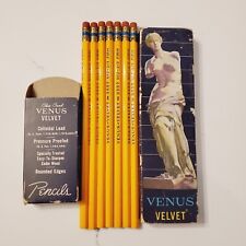 Vintage 7x Venus Velvet Pencils Blue Band 2 2/3 Firm 3557  picture