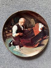 Norman Rockwell Grandpa's Gift Golden Moments Collectors Plate +COA, Box, Insert picture