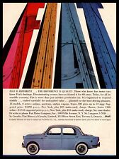 1960 Fiat 4-Door Sedan Series 6 Series 500 Series 1100 Model Full Color Print Ad picture