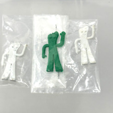 Vintage (Lot of 3) Gumby Miniature Rubber Figure 1968 TINY 2